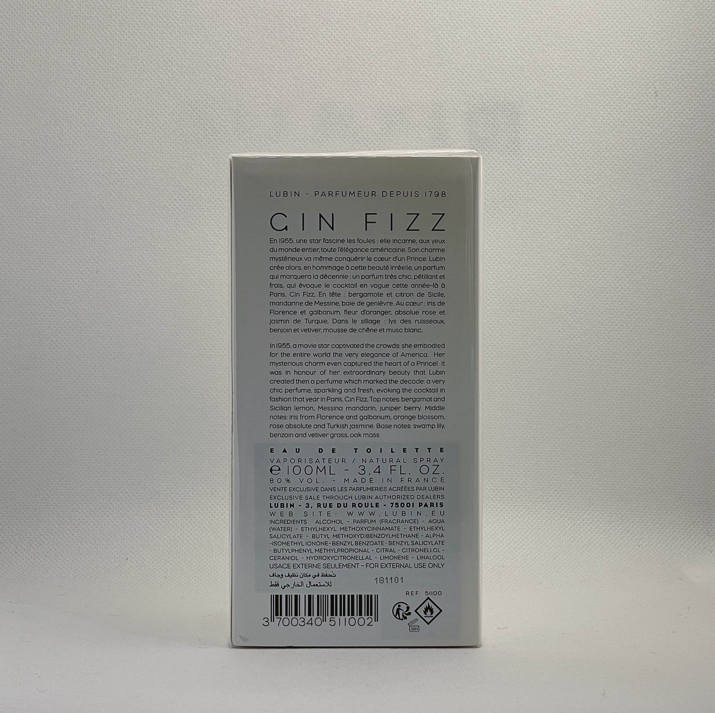 Lubin Gin Fizz Tester