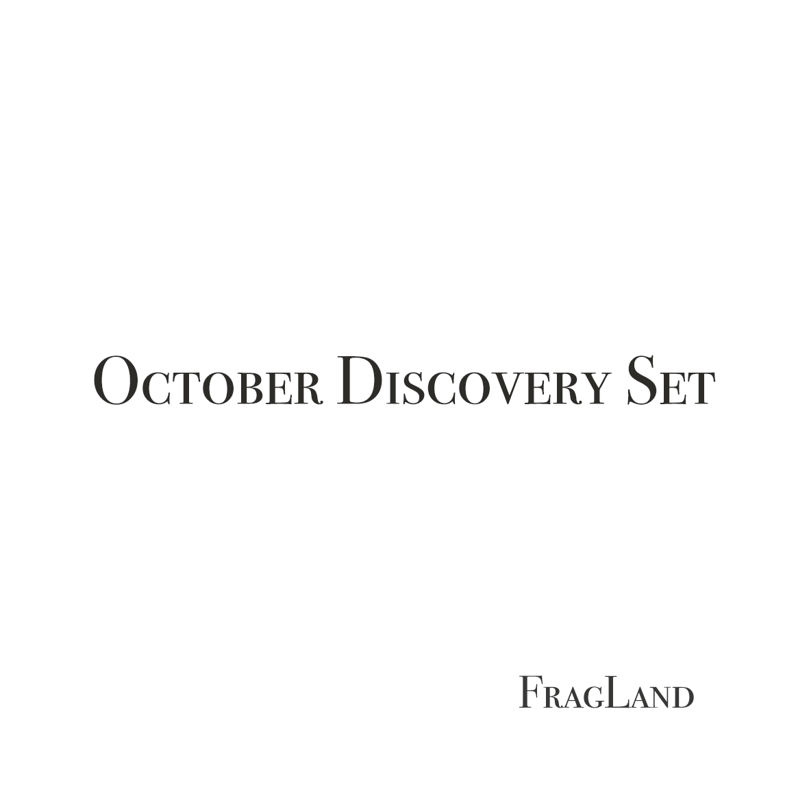 OCTOBER Monthly Newbie Box