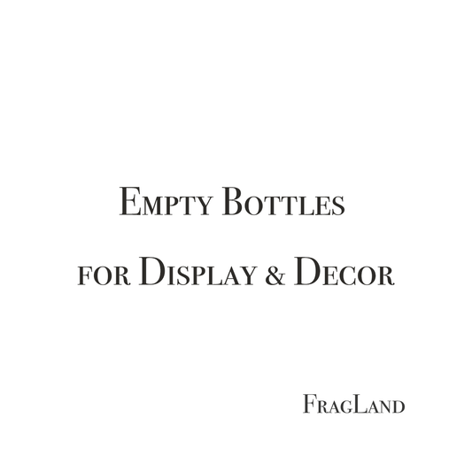 Empty Perfume Bottles for Display & Decor